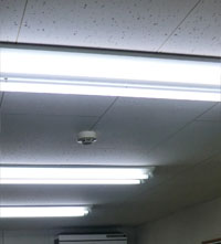 公文式学習塾で使用していた蛍光灯